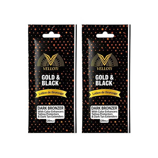 لوسیون سولاریوم ساشه ای ولوتی Gold Black (2عدد)